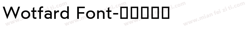Wotfard Font字体转换
